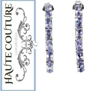🧧STUNNING NEW Couture 5x3mm Unheated Tanzanite  14kt Plated over Sterling(COPY)